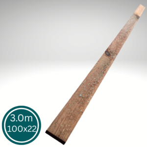 100x22mm sawn finish structural timber board for bracing and landscaping delivery to Hertford and Harlow