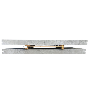 9ft 6 inch long concrete gravel board 6 inches tall for closeboard and arris rail fencing installations near Harlow