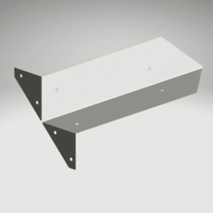 12-inch galvanised steel arris rail repair bracket for fixing or reinforcing fencing rails12-inch galvanised steel arris rail repair bracket for fence rail repairs near Hertford and Harlow
