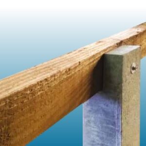 600mm concrete deck support post for timber decking foundations near Harlow