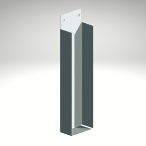 Gravel Board Bracket 150x50mm galv
