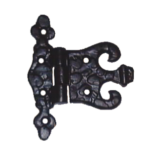 Ornamental Butterfly Hinges 2" black