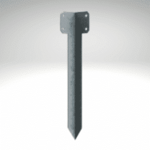 Corner Sleeper Fixing Pin – Galvanised Right-Angle Stake (430mm x 35mm)