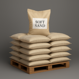 25kg bag of soft building sand for mortar and bricklaying at 414 Fencing.